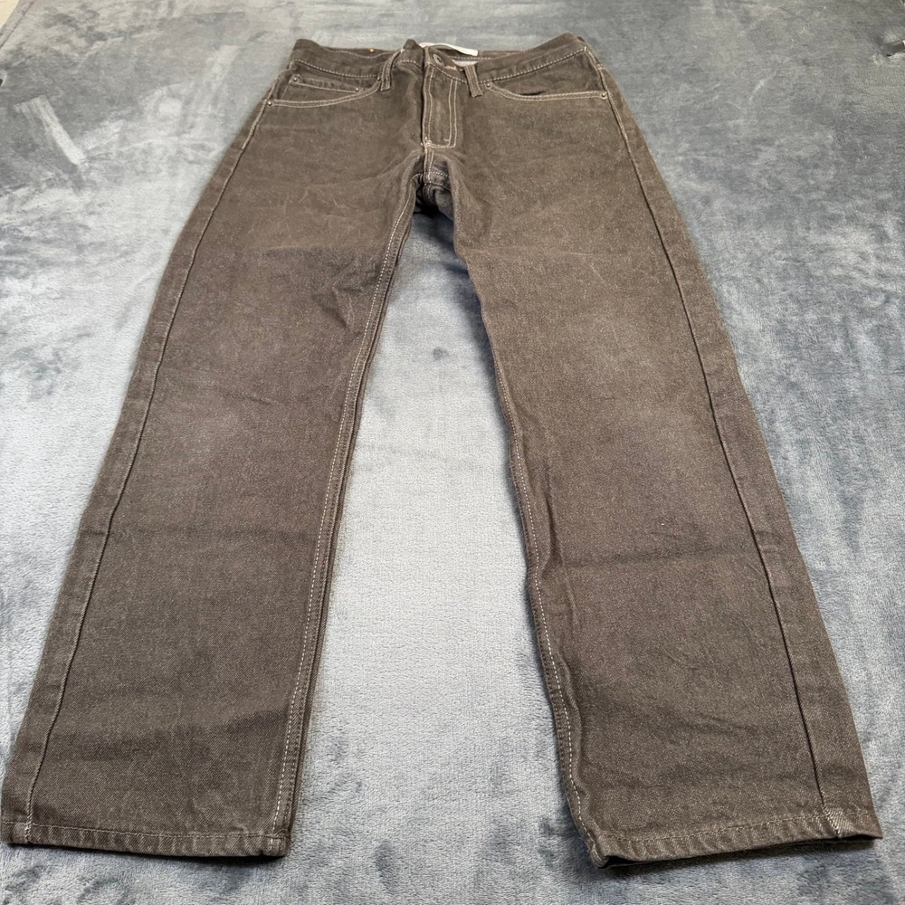 Levi 505 Straight Jeans Womens 16 Regular Brown Cotton Denim Classic Fit